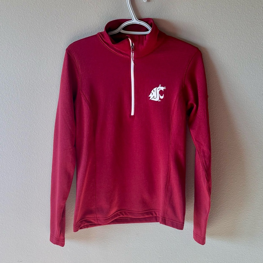 Washington State University (WSU) Women’s Crimson/Red Columbia Jacket - Small